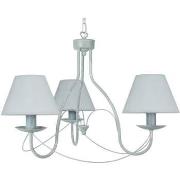 Lustres, suspensions et plafonniers Tosel Lustre multi bras métal gris...