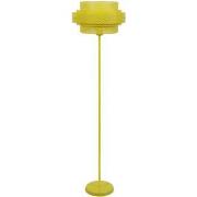 Lampadaires Tosel Lampadaire droit métal jaune