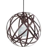 Lustres, suspensions et plafonniers Tosel Suspension globe métal marro...