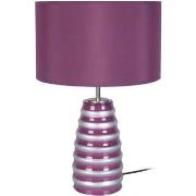 Lampes de bureau Tosel Lampe de chevet conique verre mauve