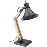 Lampes de bureau Tosel Lampe de bureau articulé métal naturel et anthr...