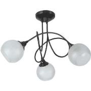 Lustres, suspensions et plafonniers Tosel Lustre multi bras métal noir