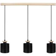 Lustres, suspensions et plafonniers Tosel Lustre bar métal noir