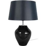 Lampes de bureau Tosel Lampe a poser vase verre noir