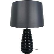 Lampes de bureau Tosel Lampe de chevet conique verre noir