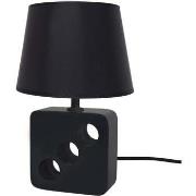 Lampes de bureau Tosel Lampe de chevet carré bois noir