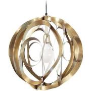 Lustres, suspensions et plafonniers Tosel Suspension globe métal or