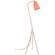 Lampadaires Tosel lampadaire liseuse articulé métal orange