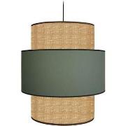 Lustres, suspensions et plafonniers Tosel Suspension cylindrique tissu...