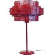 Lampes de bureau Tosel Lampe a poser droit métal rouge