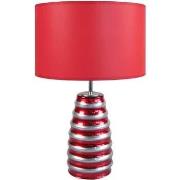 Lampes de bureau Tosel Lampe de chevet conique verre rouge