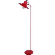 Lampadaires Tosel lampadaire liseuse articulé métal rouge