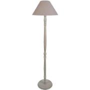 Lampadaires Tosel Lampadaire droit bois taupe