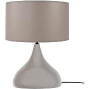 Lampes de bureau Tosel Lampe a poser larme métal taupe