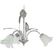 Lustres, suspensions et plafonniers Tosel Lustre multi bras métal taup...