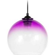 Lustres, suspensions et plafonniers Tosel Suspension globe verre viole...