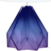 Lampes de bureau Tosel Lampe de salon géométrique verre violet et blan...