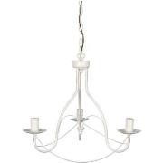 Lustres, suspensions et plafonniers Tosel Lustre multi bras métal blan...