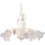 Lustres, suspensions et plafonniers Tosel Lustre multi bras métal blan...