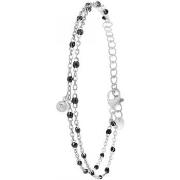 Bracelets Sc Crystal BD2172-ARGENT-NOIR-DIAMANT