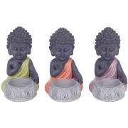 Statuettes et figurines Signes Grimalt Enfant Bouddha T-Light Set 3U