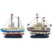 Statuettes et figurines Signes Grimalt Bateau En Métal Set 2 U