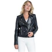 Blouson Giorgio Blouson en cuir Cleophette Giorgio et Mario ref 57620 ...