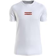 T-shirt Calvin Klein Jeans T shirt homme Ref 59078 YAF Blanc