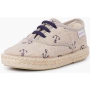 Baskets basses enfant Pisamonas Baskets ancre avec lacets de couleur