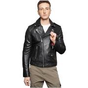 Blouson Redskins Veste en cuir Ref 57667 noir