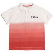 T-shirt enfant Guess Polo junior L82p08 blanc et rose - 10 ANS