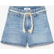 Short enfant Le Temps des Cerises Short loona en jeans bleu clair