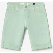 Short Le Temps des Cerises Bermuda jogg bodo vert d'eau