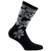 Chaussettes Kindy Mi-chaussettes en coton motif floral MADE IN FRANCE