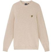Pull Lyle &amp; Scott KN921VF CREW NECK LAMBSWOOL-W823 TAUPE MARL