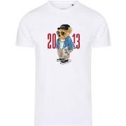 T-shirt Ballin Est. 2013 Skater Bear Tee