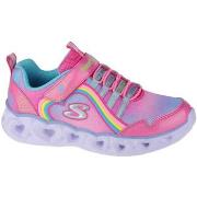 Baskets basses enfant Skechers Heart Lights-Rainbow Lux