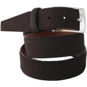 Ceinture Profuomo Ceinture Suede Marron Foncé