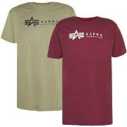 T-shirt Alpha Pack de 2 ALPHA LABEL