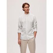 Chemise Selected 16088354 REGKAM-BRIGHT WHITE