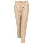 Pantalon Oakwood Pantalon jogpant en cuir Gift Ref 50426 Beige Fonce