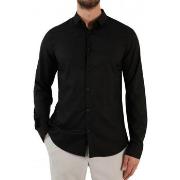 Chemise EAX Chemise homme Armani noir 8NZC49