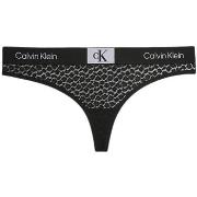 Culottes &amp; slips Calvin Klein Jeans String en dentelle Ref 59542 N...