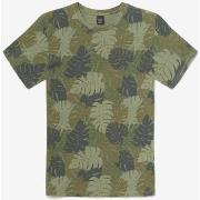 T-shirt Le Temps des Cerises T-shirt jung à motif jungle kaki