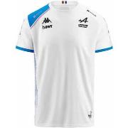 T-shirt Kappa T-Shirt Abolim BWT Alpine F1 Team 2023 Blanc