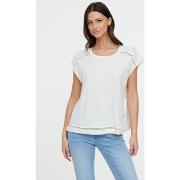 T-shirt Lee Cooper T-shirt ANIELE SM Cream