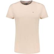 T-shirt Tommy Jeans T Shirt homme Ref 59564 ACI Beige
