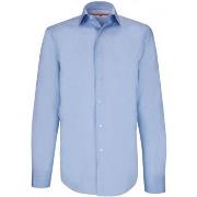 Chemise Andrew Mc Allister chemise coupe droite premium workin bleu
