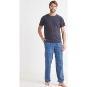 Pyjamas / Chemises de nuit Daxon by - Pyjama homme jersey et flanelle