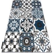 Tapis Rugsx Tapis ALTER Porto fleurs bleu 200x290 cm